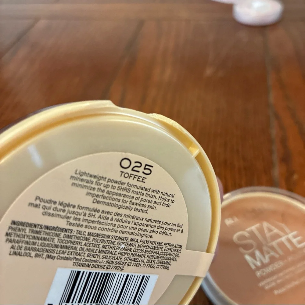 Rimmel London Stay Matte Powder-025 TOFFEE LOT OF 2 SEALED/NEW